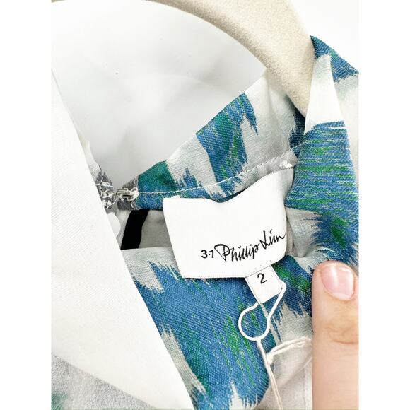 3.1 Phillip Lim Abstract Daisy Floral Print 2 Piece Skirt Jacket SET New - Picture 7 of 9